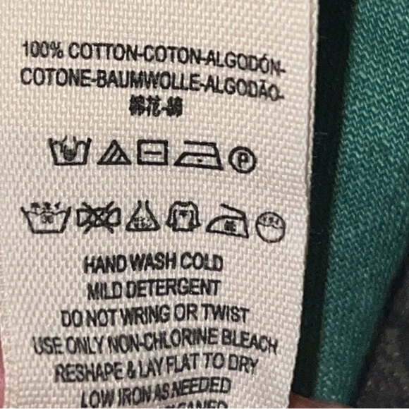 Free People Before Sunrise Ombré Button Down Shirt Blue/Green Size Small - Picture 12 of 13